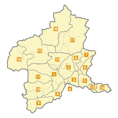 群馬県出版エリア地図